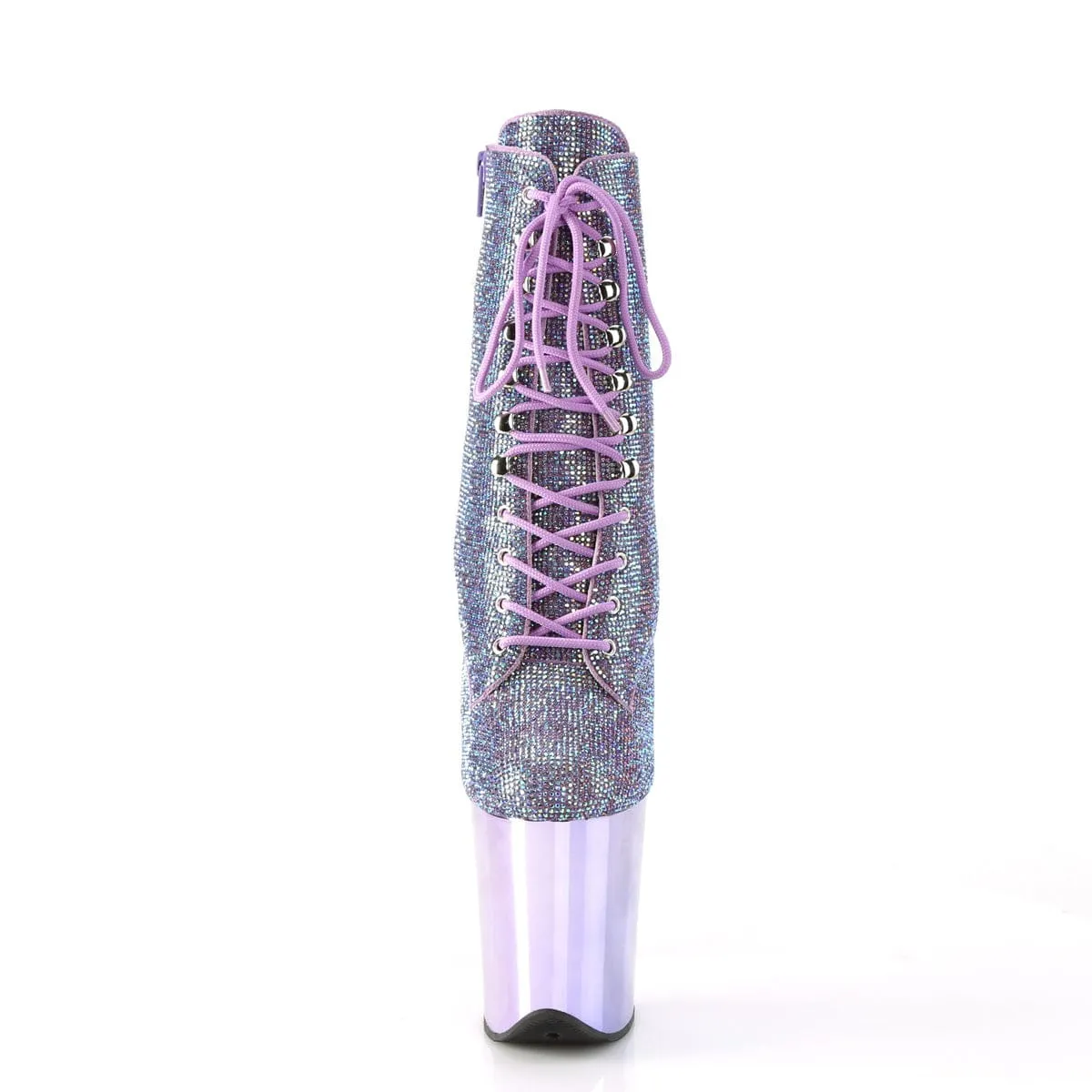 FLAMINGO-1020CHRS Lavender Multi Rhinestones/Lavender Chrome