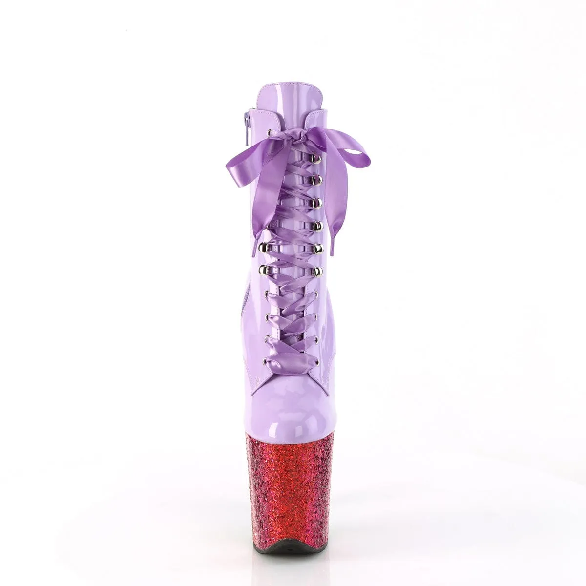 FLAMINGO-1020HG Lavender Hologram Patent/Rainbow Glitter