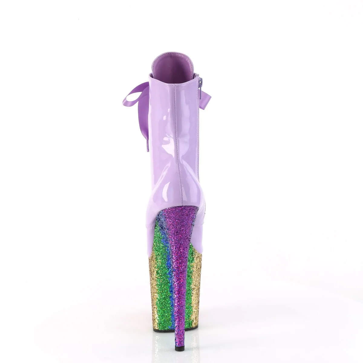 FLAMINGO-1020HG Lavender Hologram Patent/Rainbow Glitter