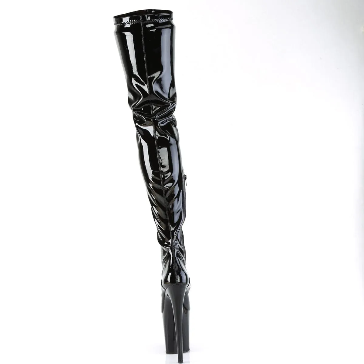 FLAMINGO-4000 Black Stretch Patent/Black