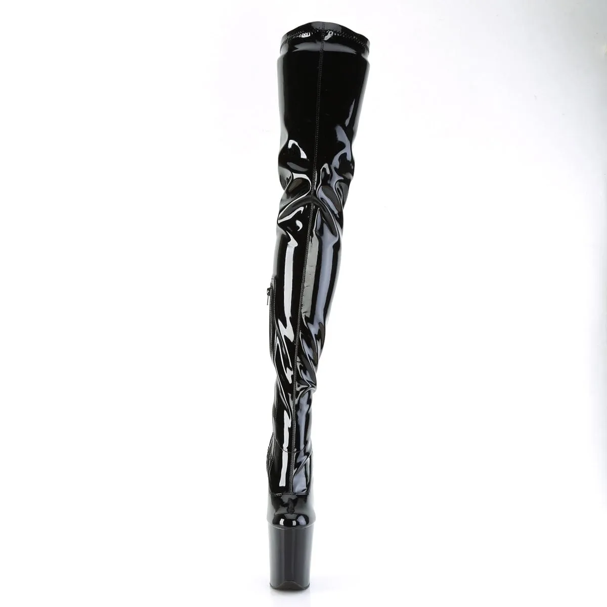 FLAMINGO-4000 Black Stretch Patent/Black