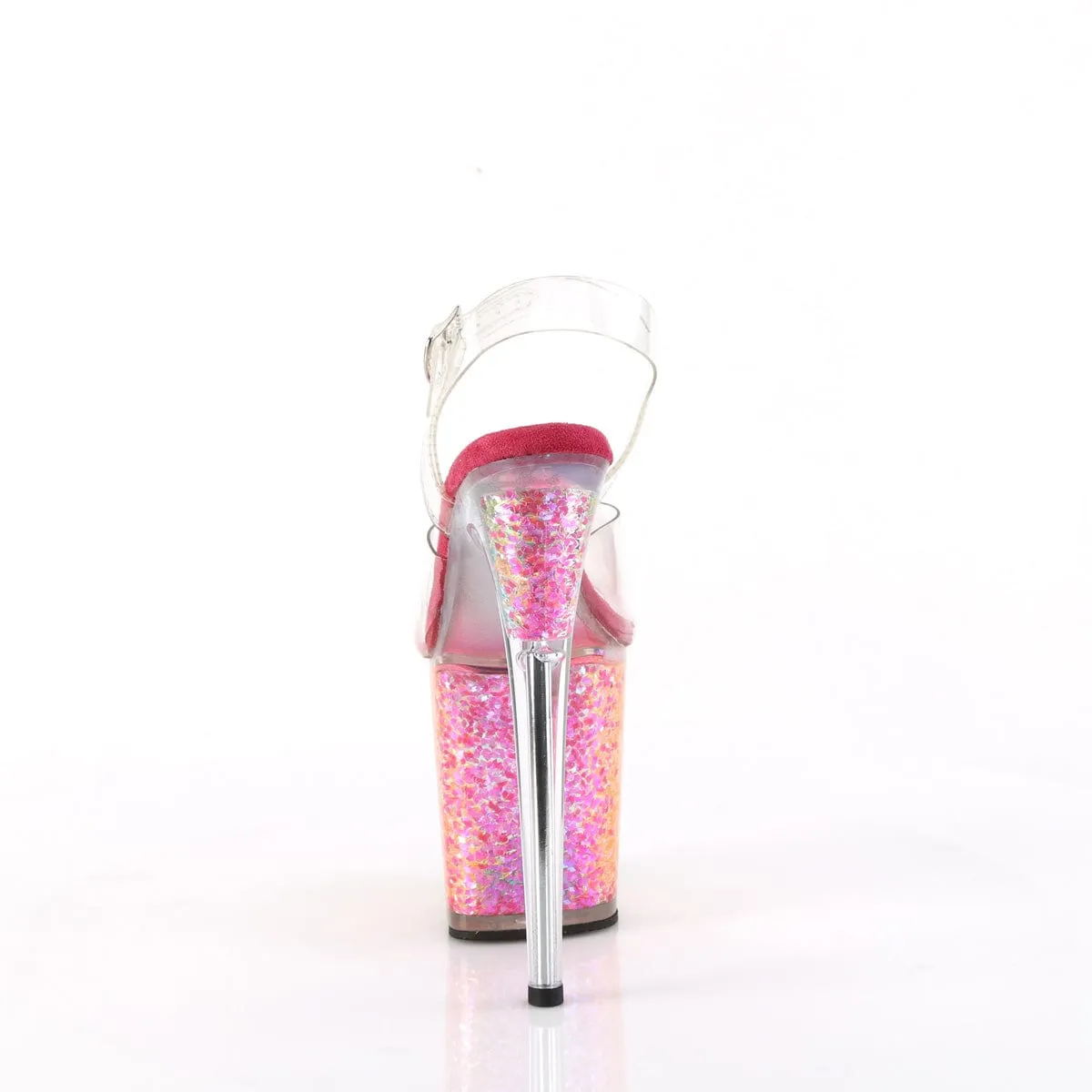 FLAMINGO-808RG-02 Clear/Rainbow Confetti