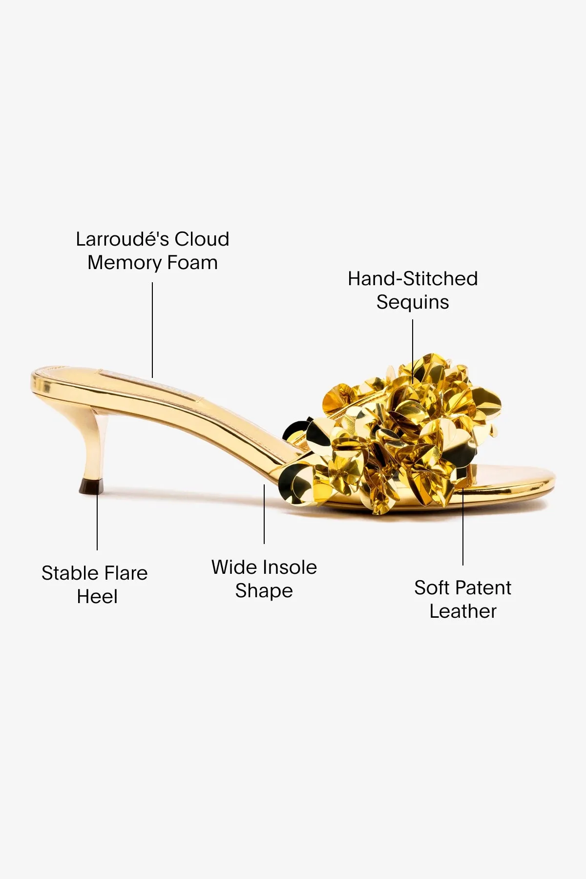 Greta Disco In Gold Specchio