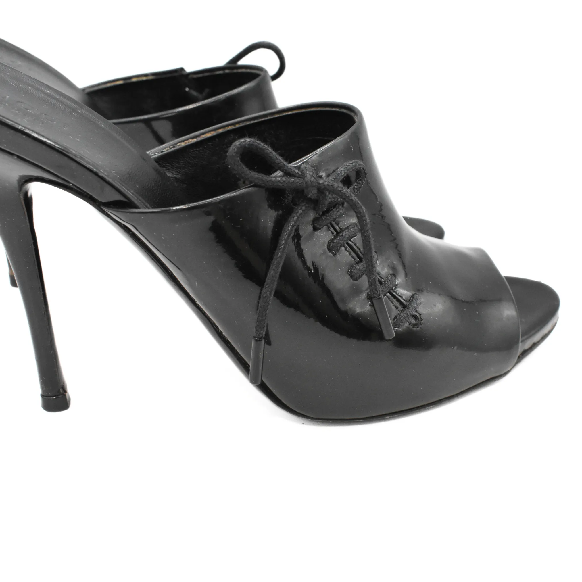 Gucci Lace Up Mules - Women's 39.5