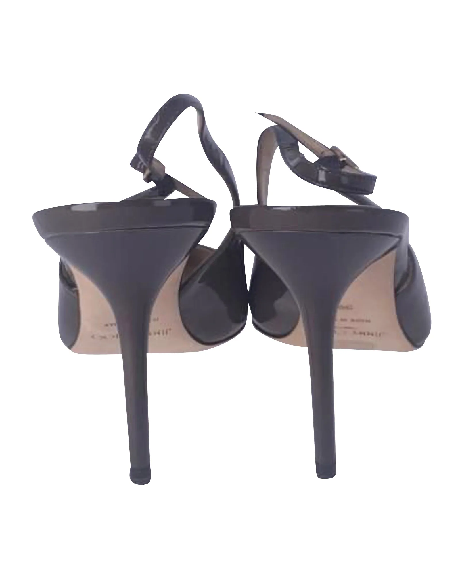Jimmy Choo Slingback Heels in Brown Leather Shoes_Jimmy-Choo