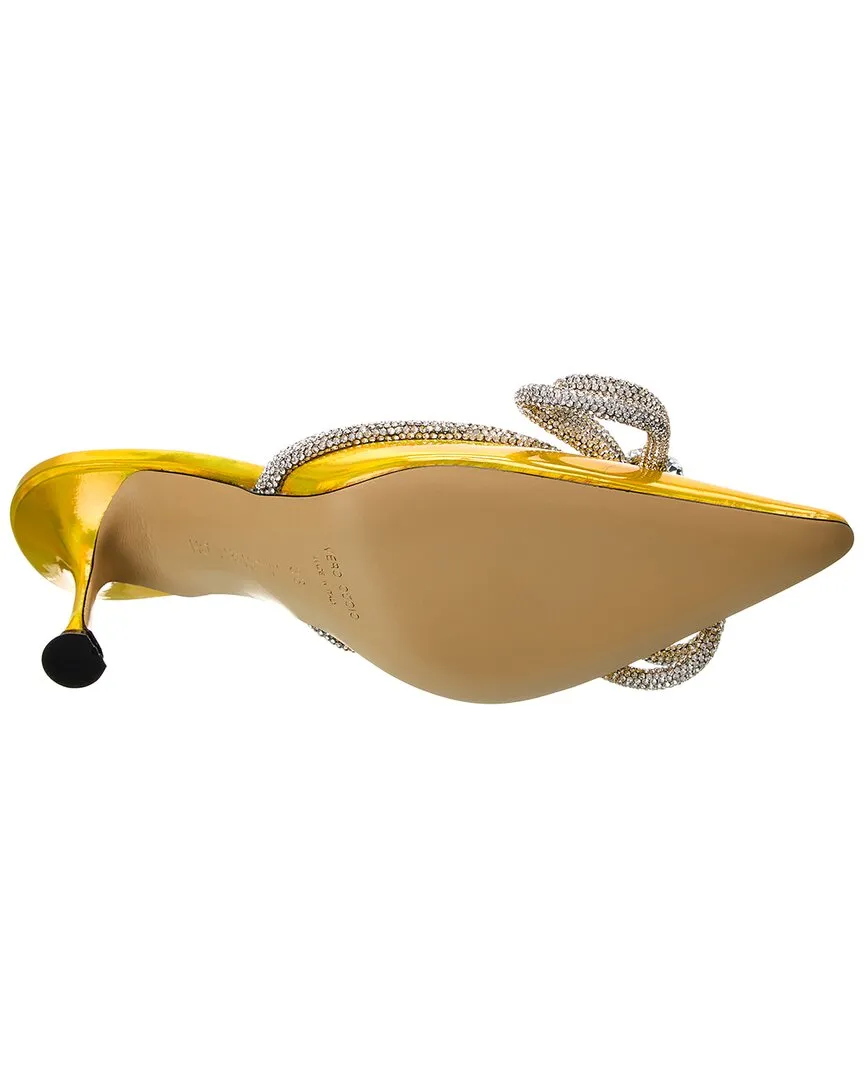 Mach & Mach Double Bow Leather Mule
