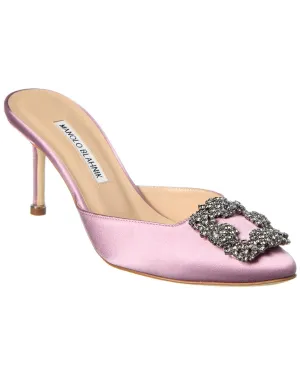 Manolo Blahnik Hangisimu 70 Satin Mule Shoes_Manolo-Blahnik
