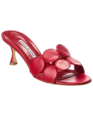 Manolo Blahnik Haribalmu 50 Leather Mule Shoes_Manolo-Blahnik