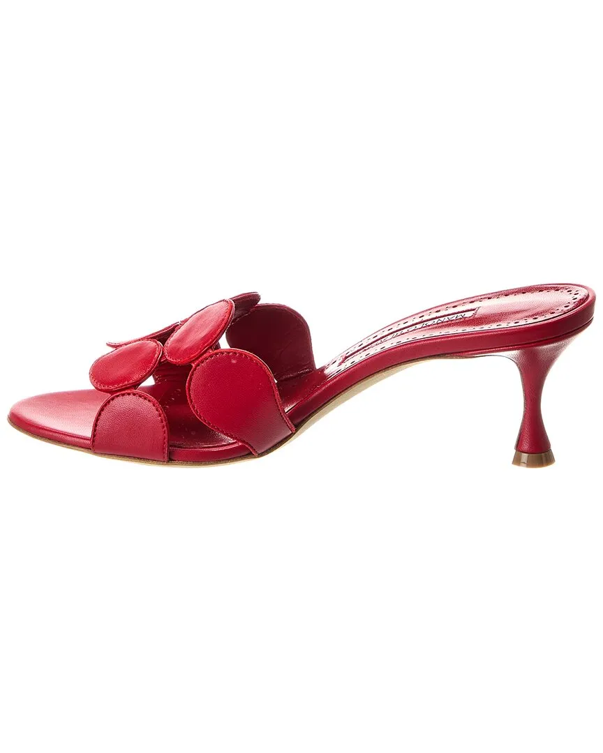 Manolo Blahnik Haribalmu 50 Leather Mule Shoes_Manolo-Blahnik
