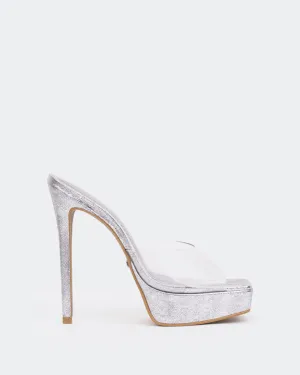 Meredith, Silver Clear/Vinyl Argenté