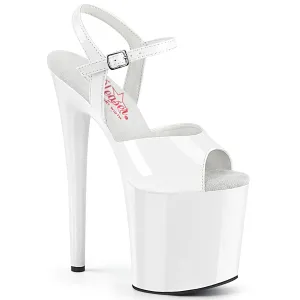 NAUGHTY-809 White Patent/White