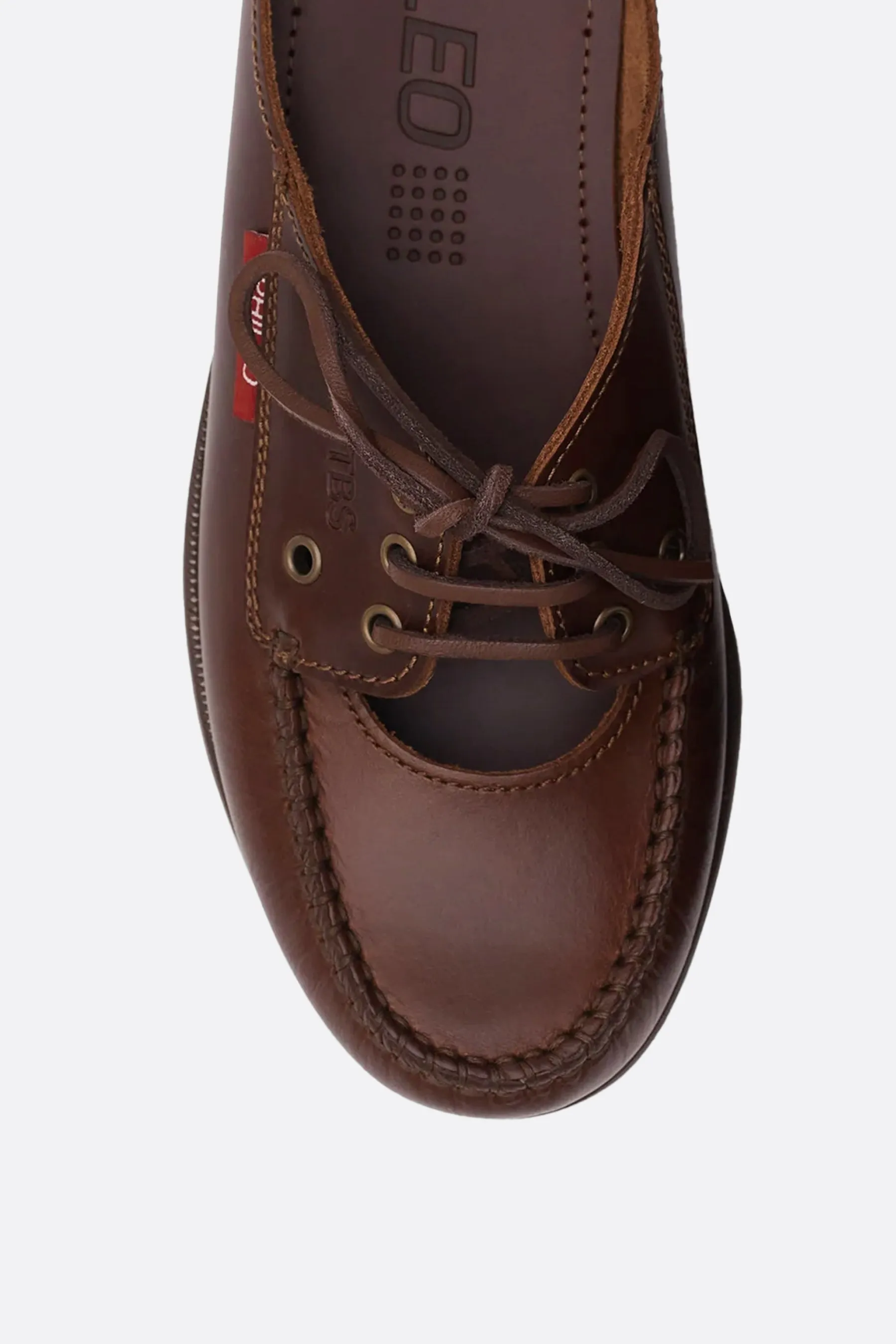 Phileo x TBS flat mules in smooth leather
