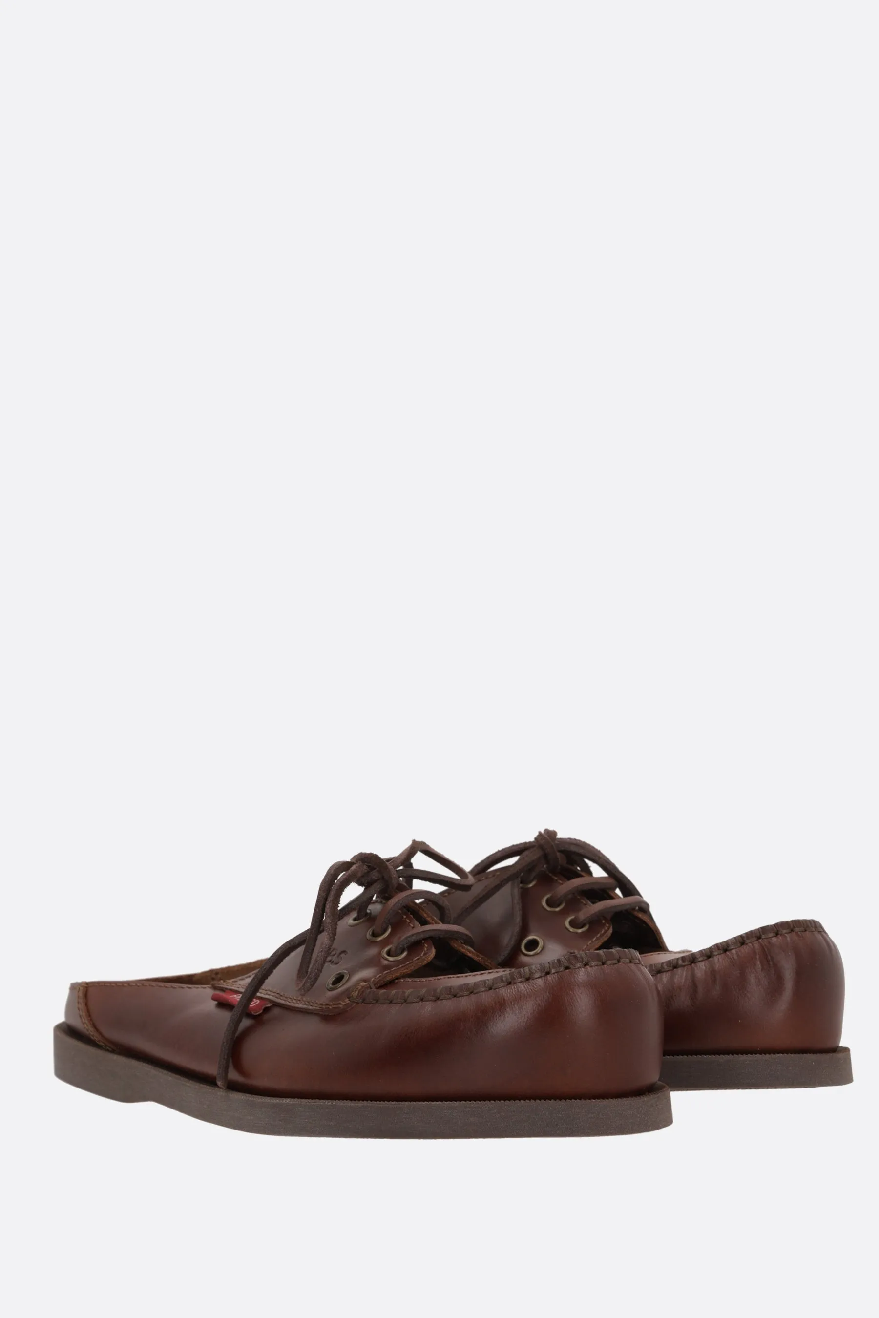 Phileo x TBS flat mules in smooth leather