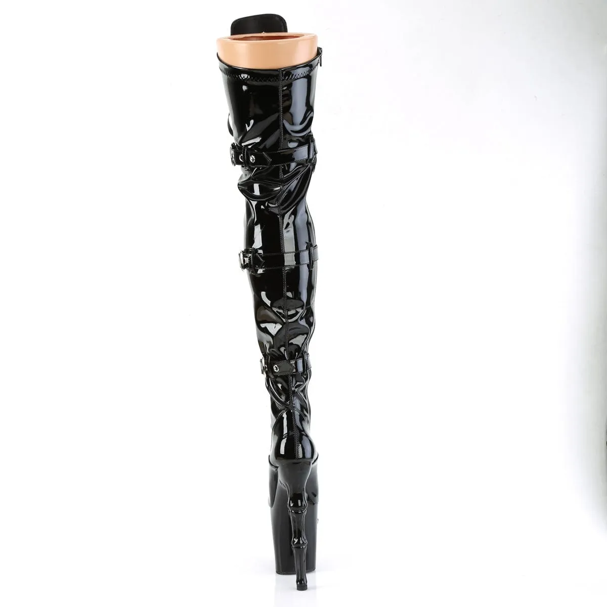 RAPTURE-3028 Black Stretch Patent/Black