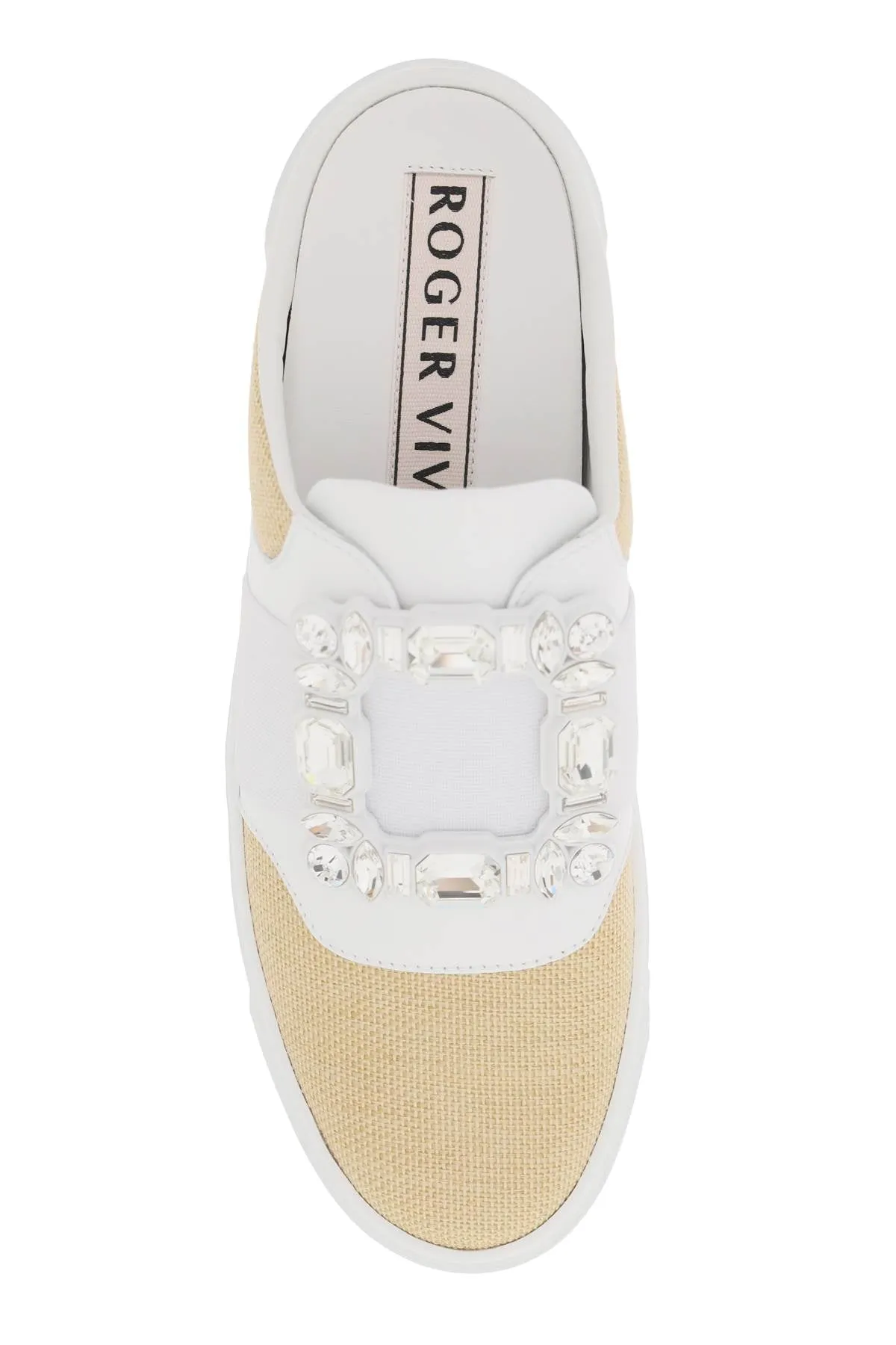 Roger Vivier "leather And Raffia Very Viv Shoes_Roger-Vivier