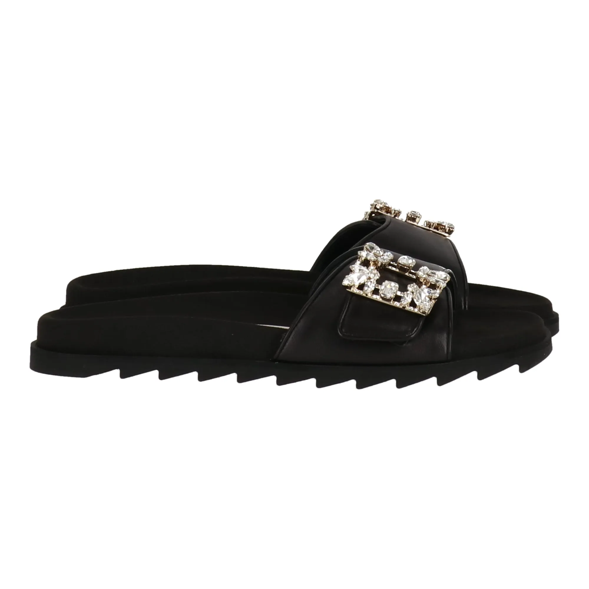 Roger Vivier Womens Black Mule Shoes_Roger-Vivier