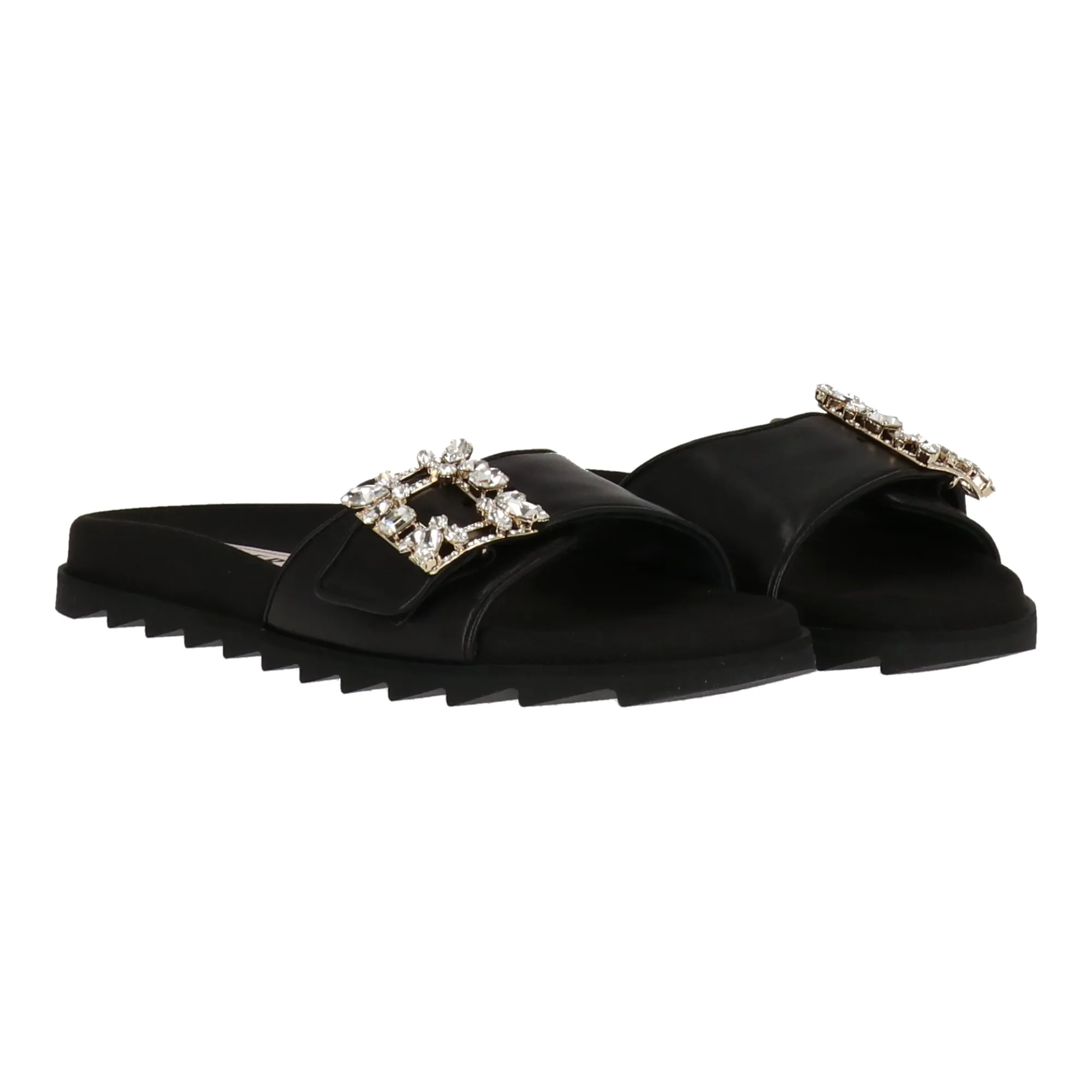 Roger Vivier Womens Black Mule Shoes_Roger-Vivier