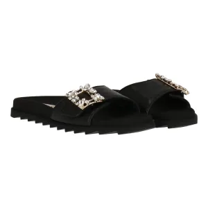 Roger Vivier Womens Black Mule Shoes_Roger-Vivier