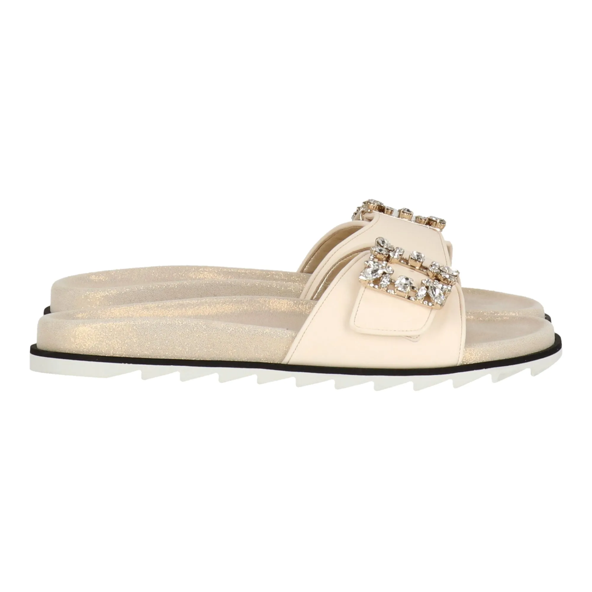 Roger Vivier Womens Ivory Mule Shoes_Roger-Vivier