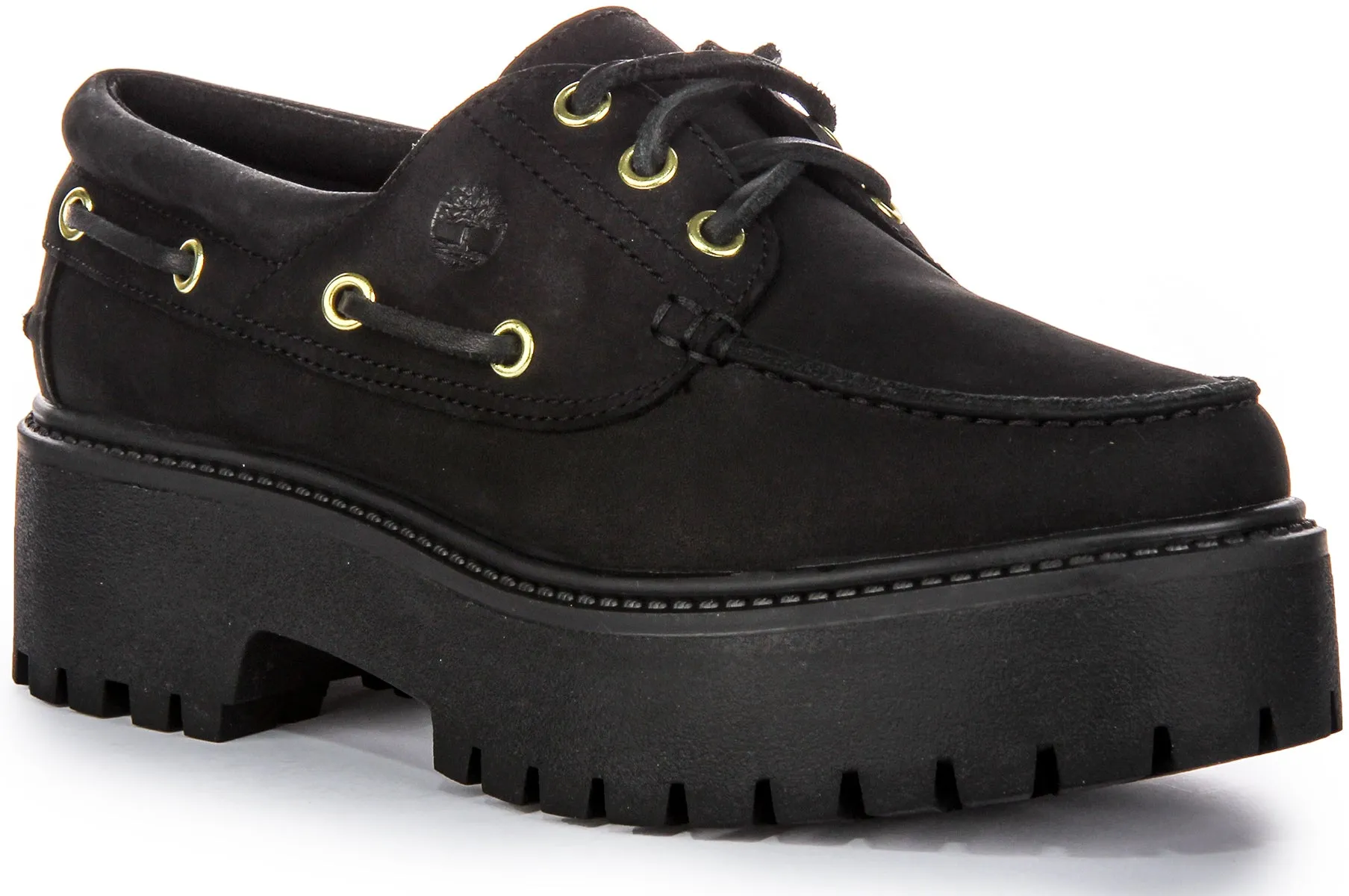 Timberland Stone Street Boat Shoe A6Ave In Black For Women Shoes Timberland