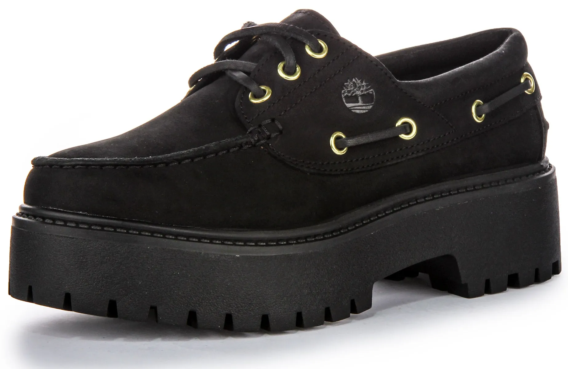 Timberland Stone Street Boat Shoe A6Ave In Black For Women Shoes Timberland