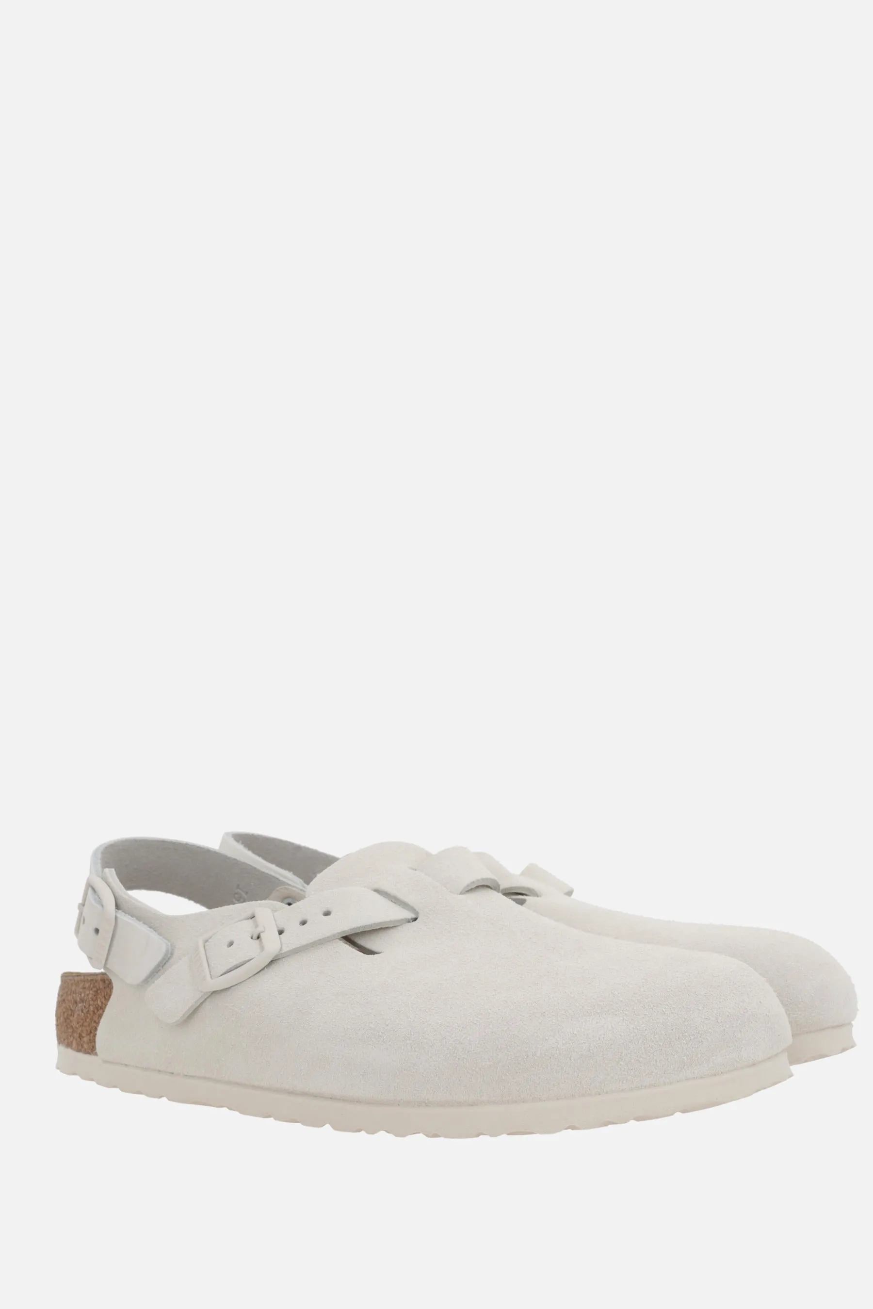 Tokio II flat slingbacks in suede (Narrow Fit)
