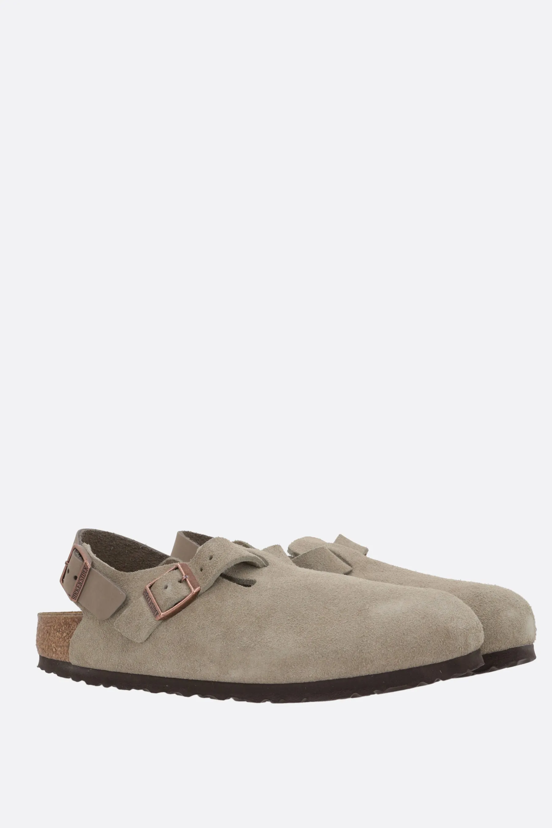 Tokio II flat slingbacks in suede (Narrow Fit)