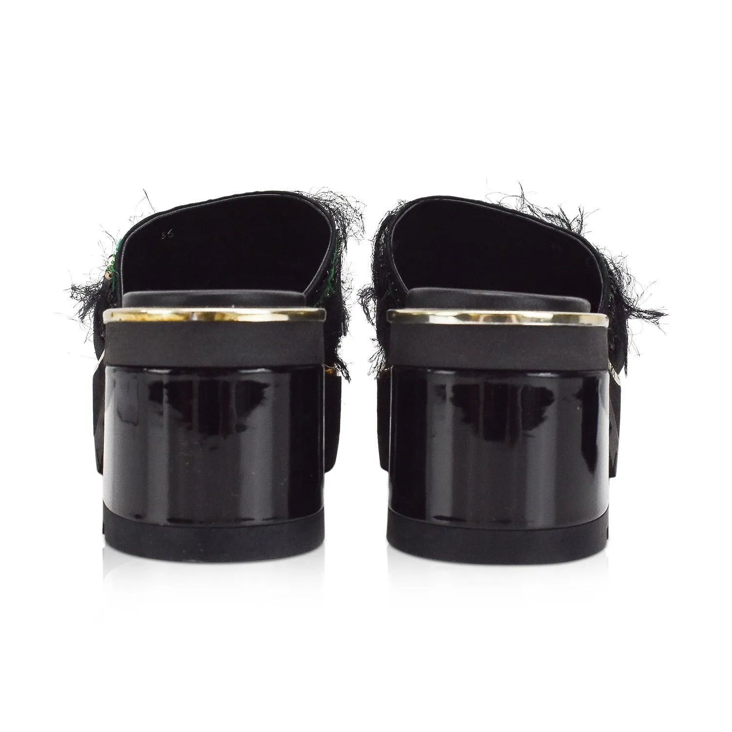 Versace Platform Mules - Women's 36