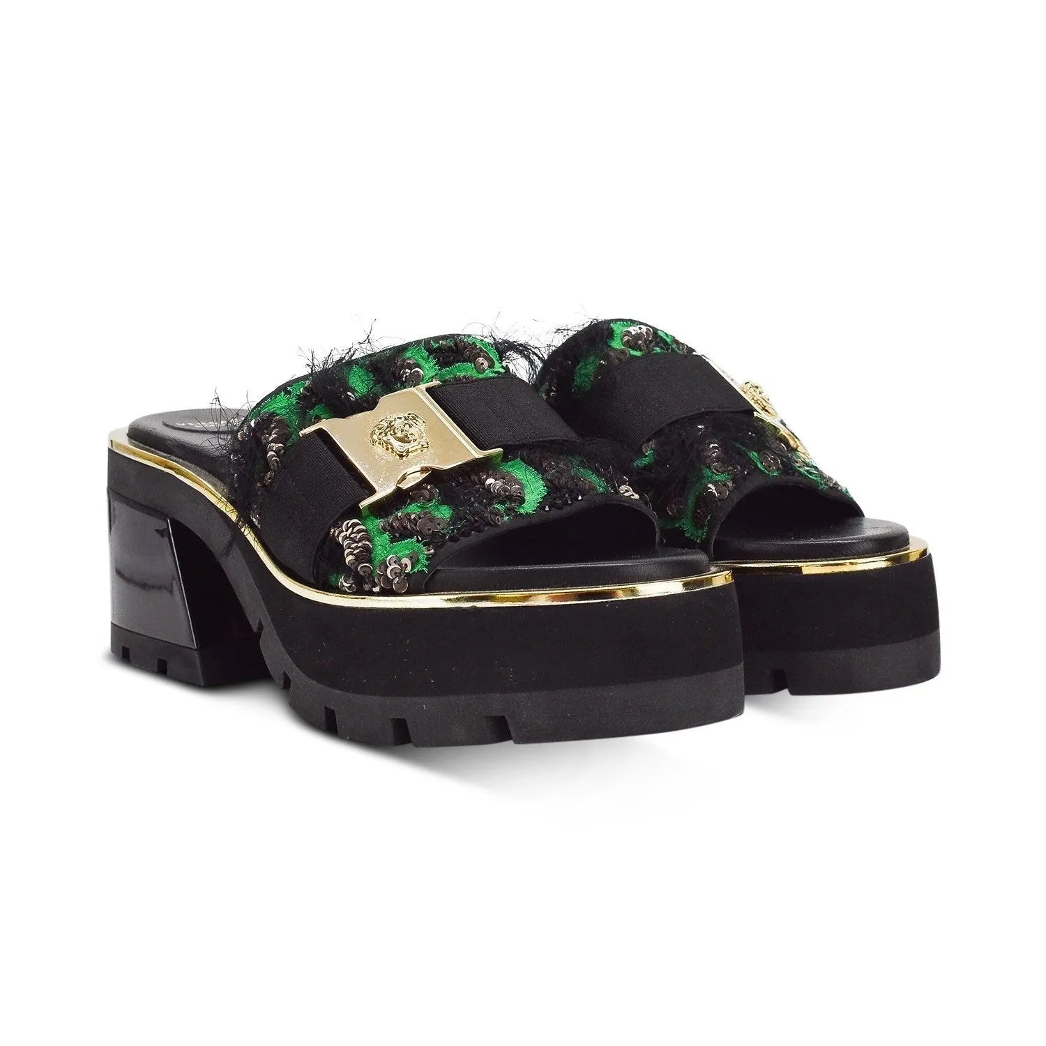 Versace Platform Mules - Women's 36