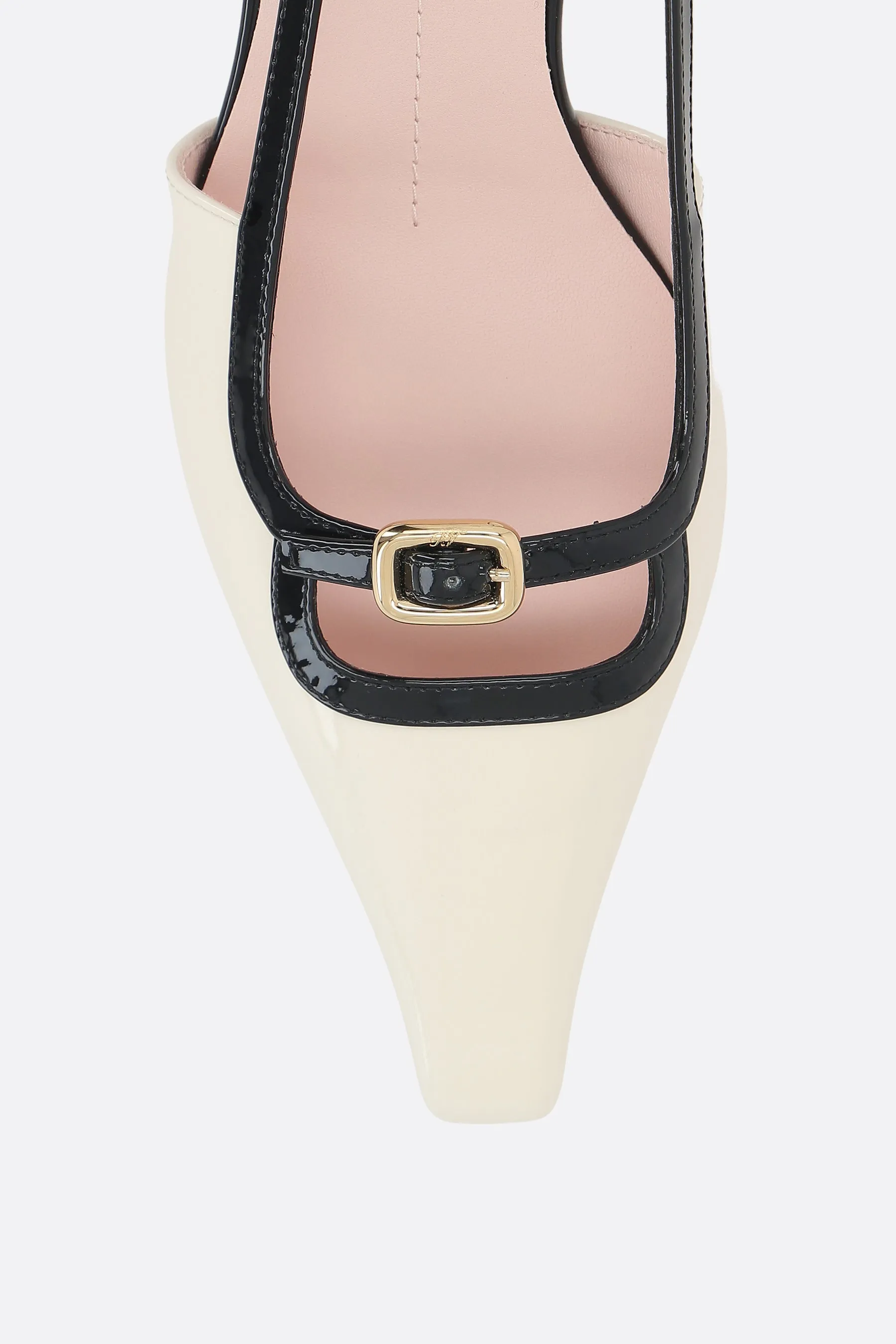 Viv' Canard slingbacks in patent leather