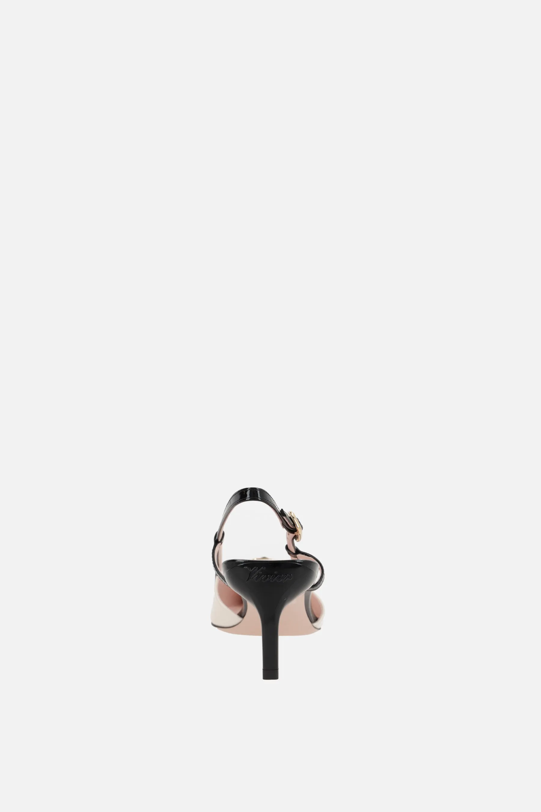 Viv' Canard slingbacks in patent leather