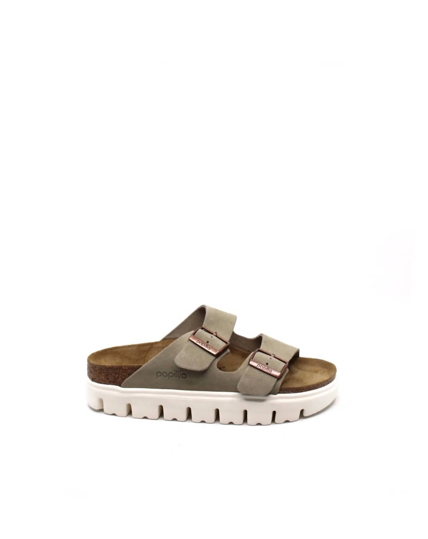 Women's Arizona Chunky Suede Narrow Platforms In Taupe