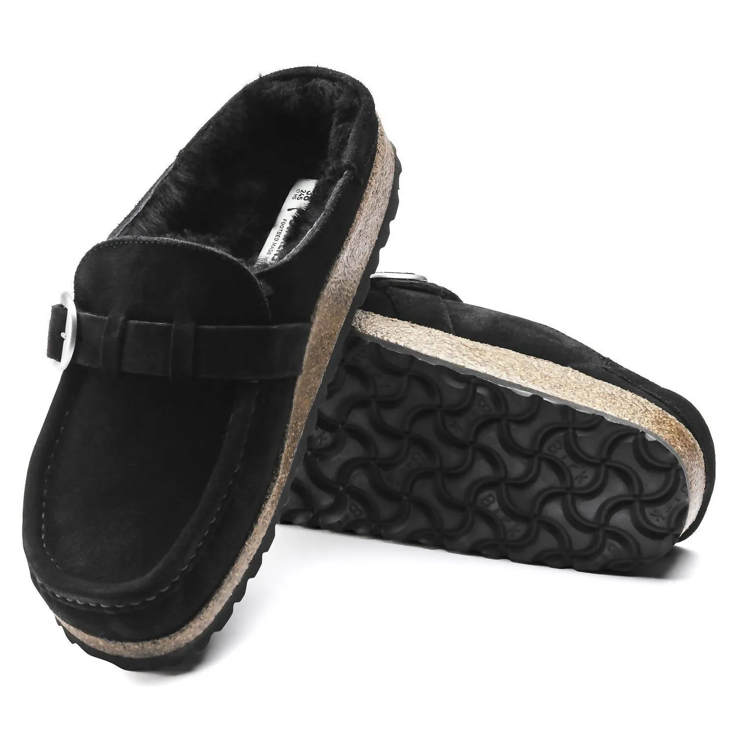 Women's Buckley Shearling Slip On Shoes In Black