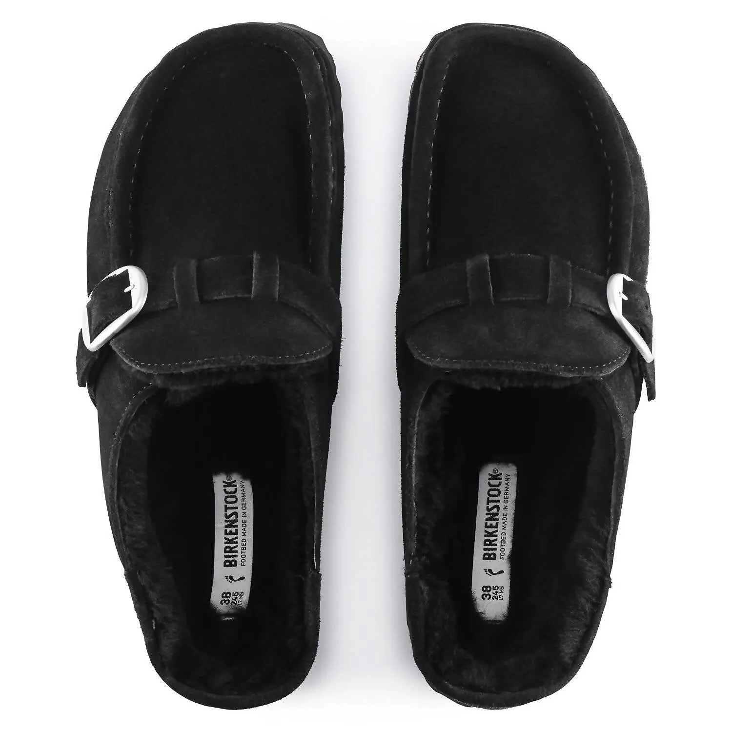 Women's Buckley Shearling Slip On Shoes In Black