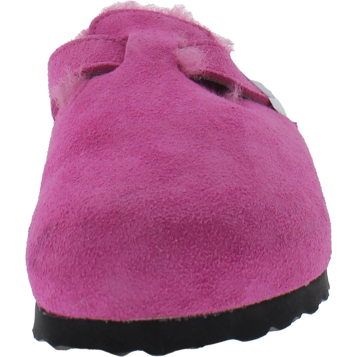 Womens Lamb Fur Slip On Mules