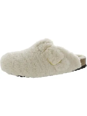 Womens Slip On Fur Mules